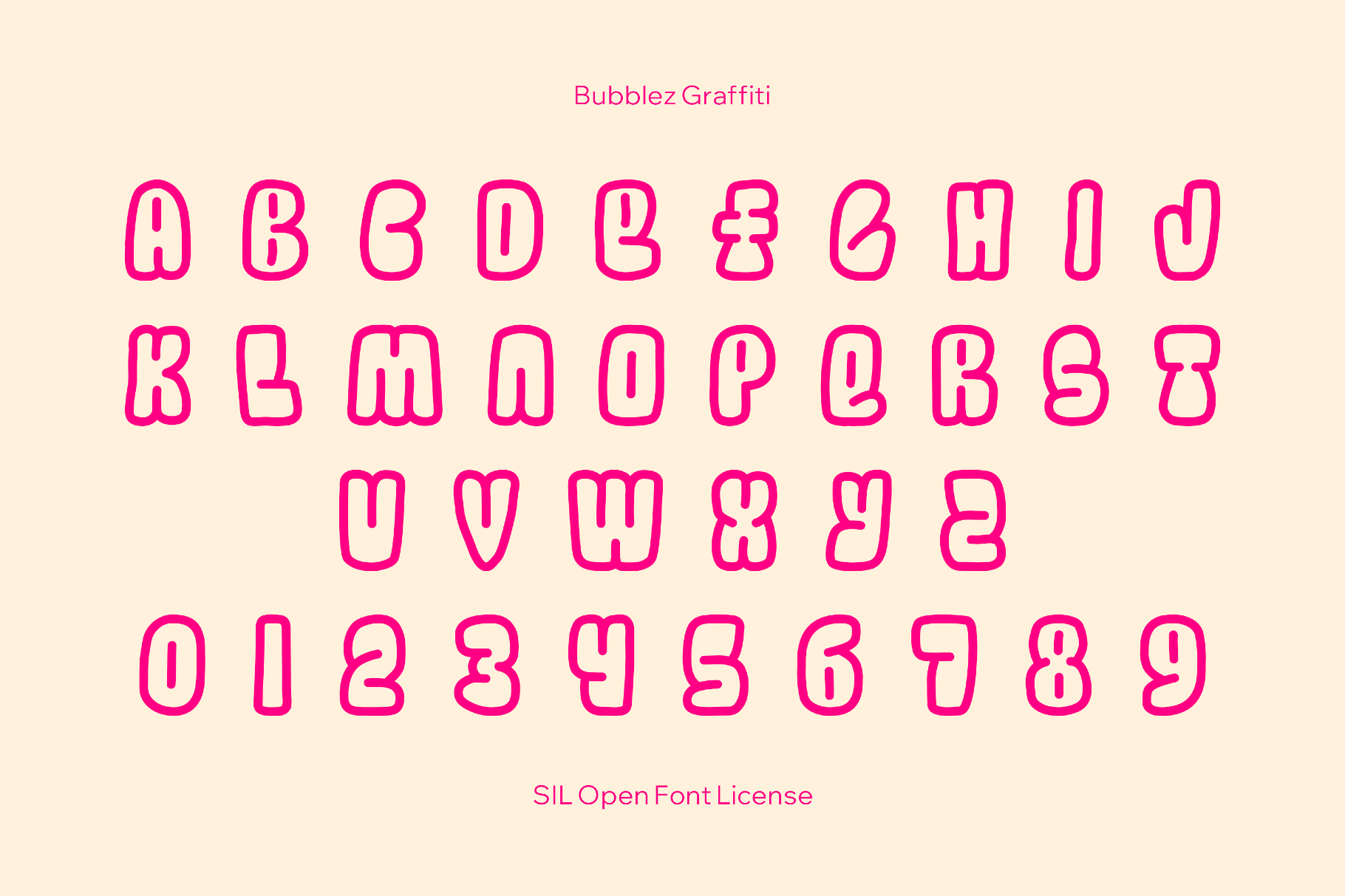 Bubblez Graffiti Font