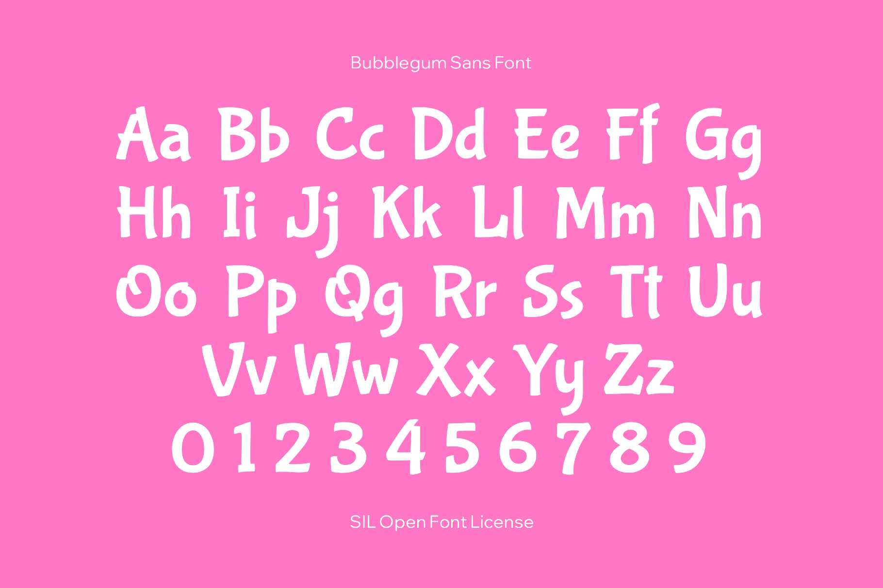 Bubblegum Sans Font