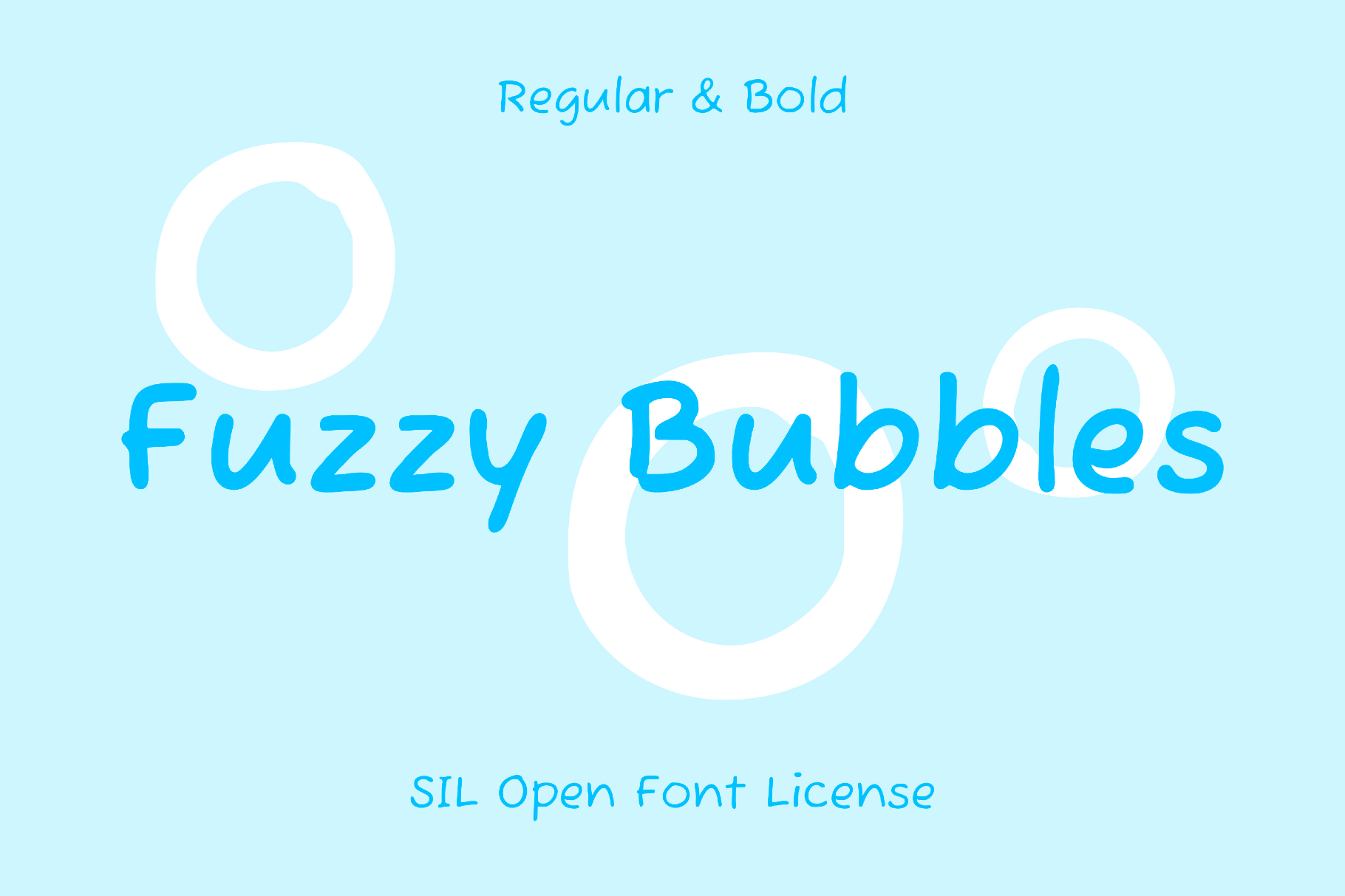Fuzzy Bubbles Font