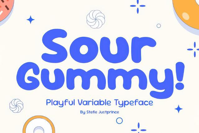 Sour Gummy Typeface