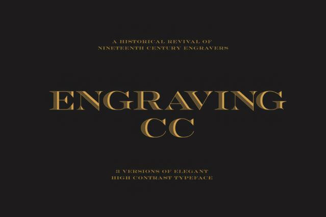 Engraving CC Font Family