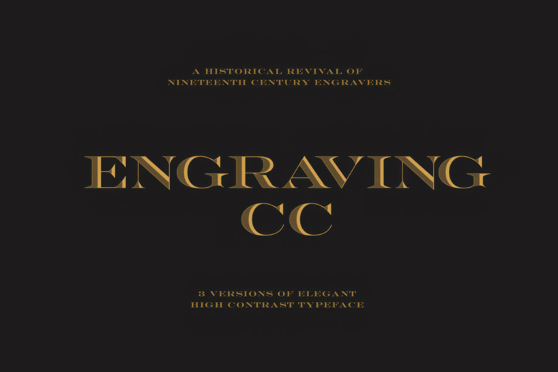 Engraving CC Font Family