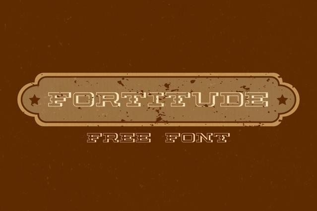 Fortitude 3D Font