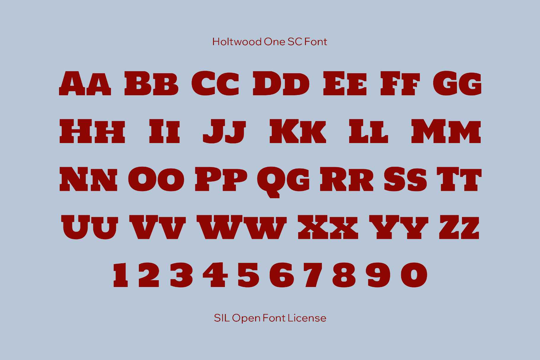 Holtwood One SC Font