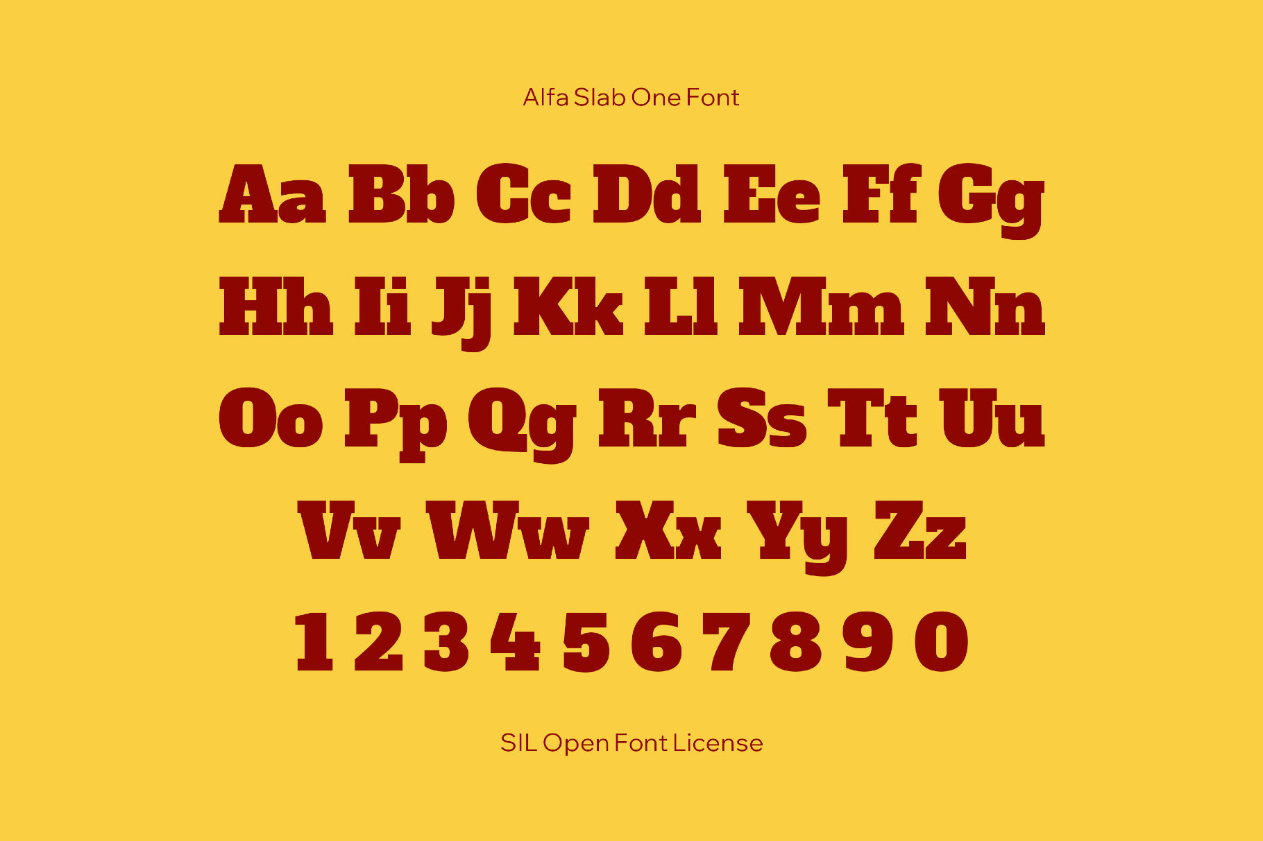 Alfa Slab One Font