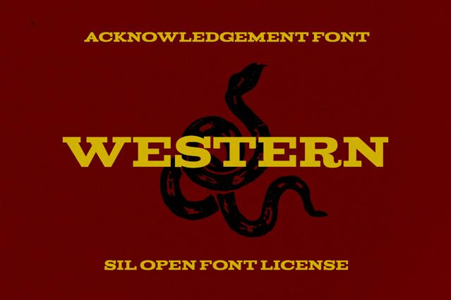 Acknowledgement Font