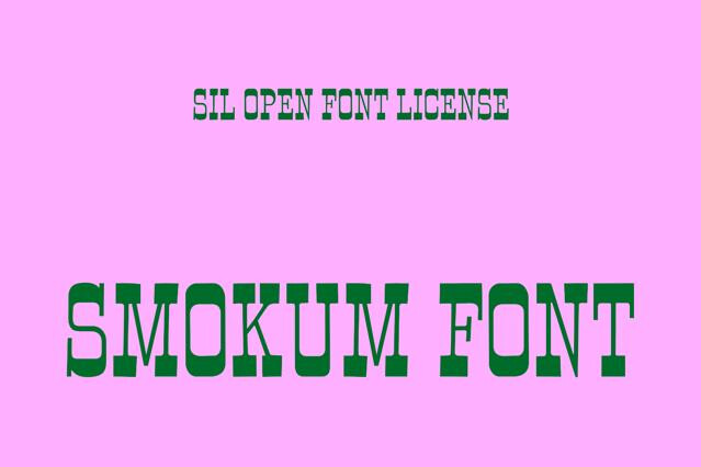 Smokum Font