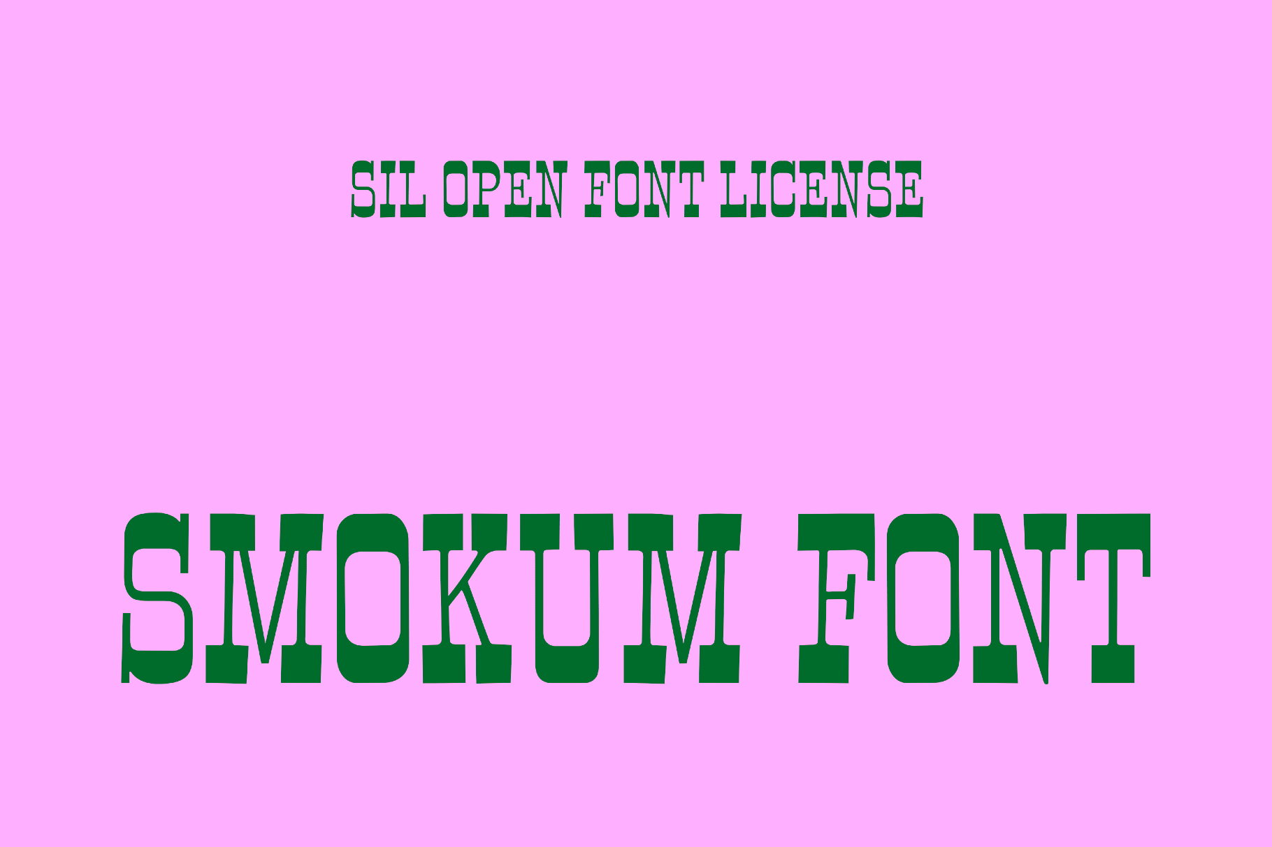 Smokum Font