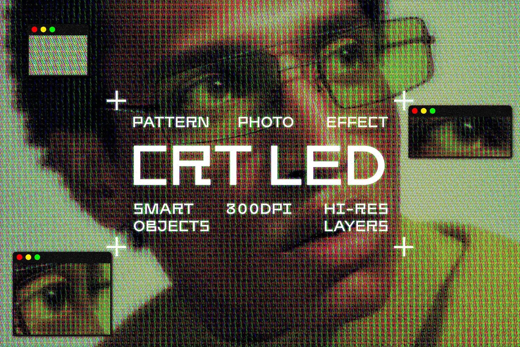 CRT LED Photo Effect