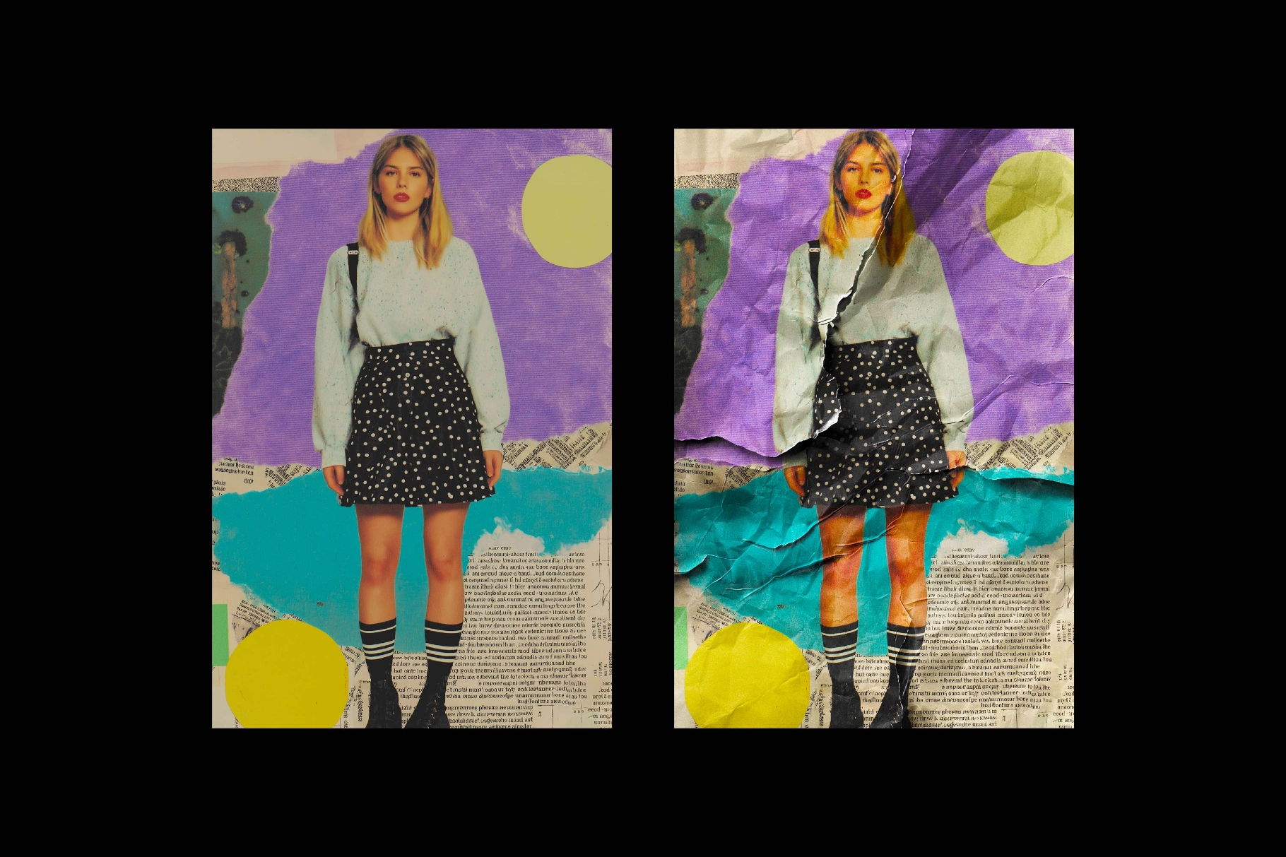 Ripped Paper Poster Photo Effect