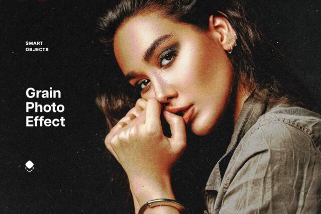 Grain Paper Print Photo Effect