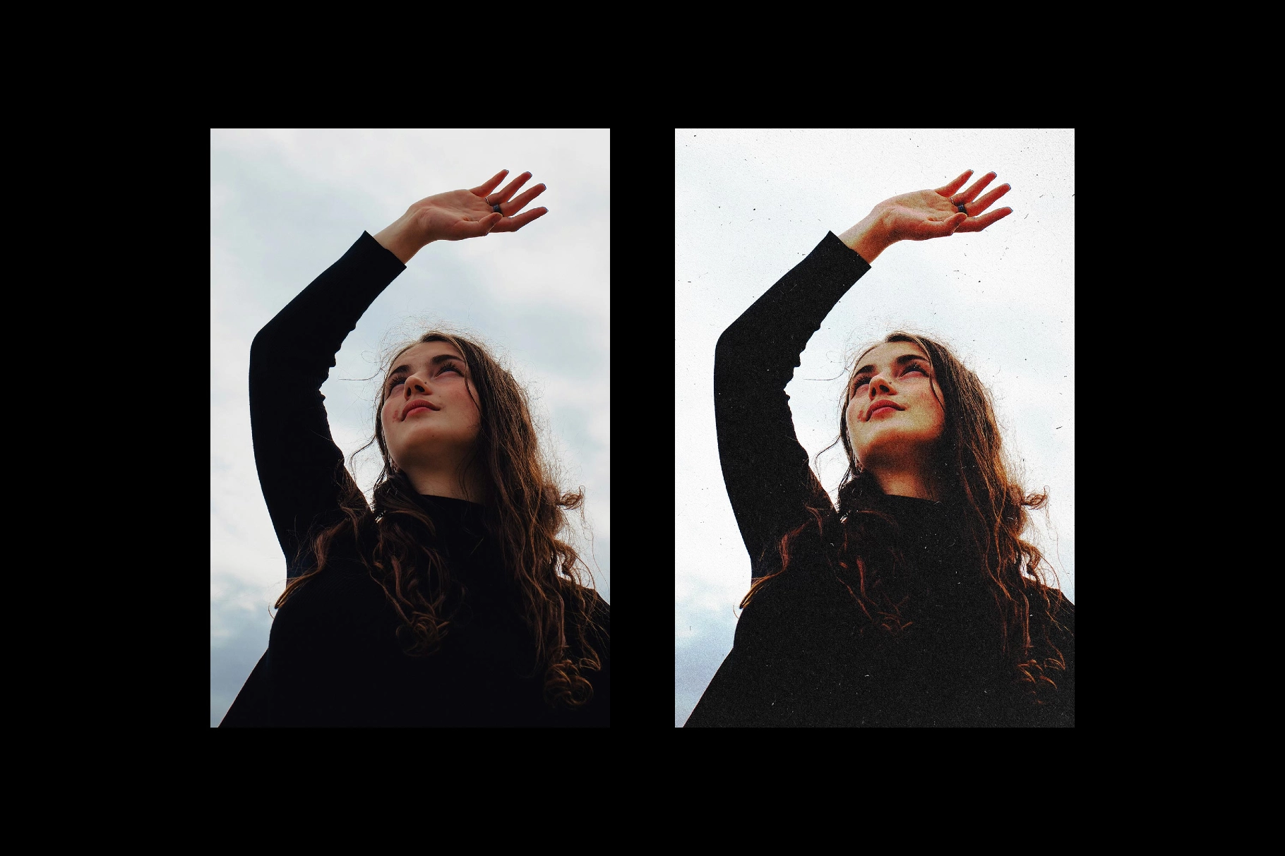 Grain Paper Print Photo Effect