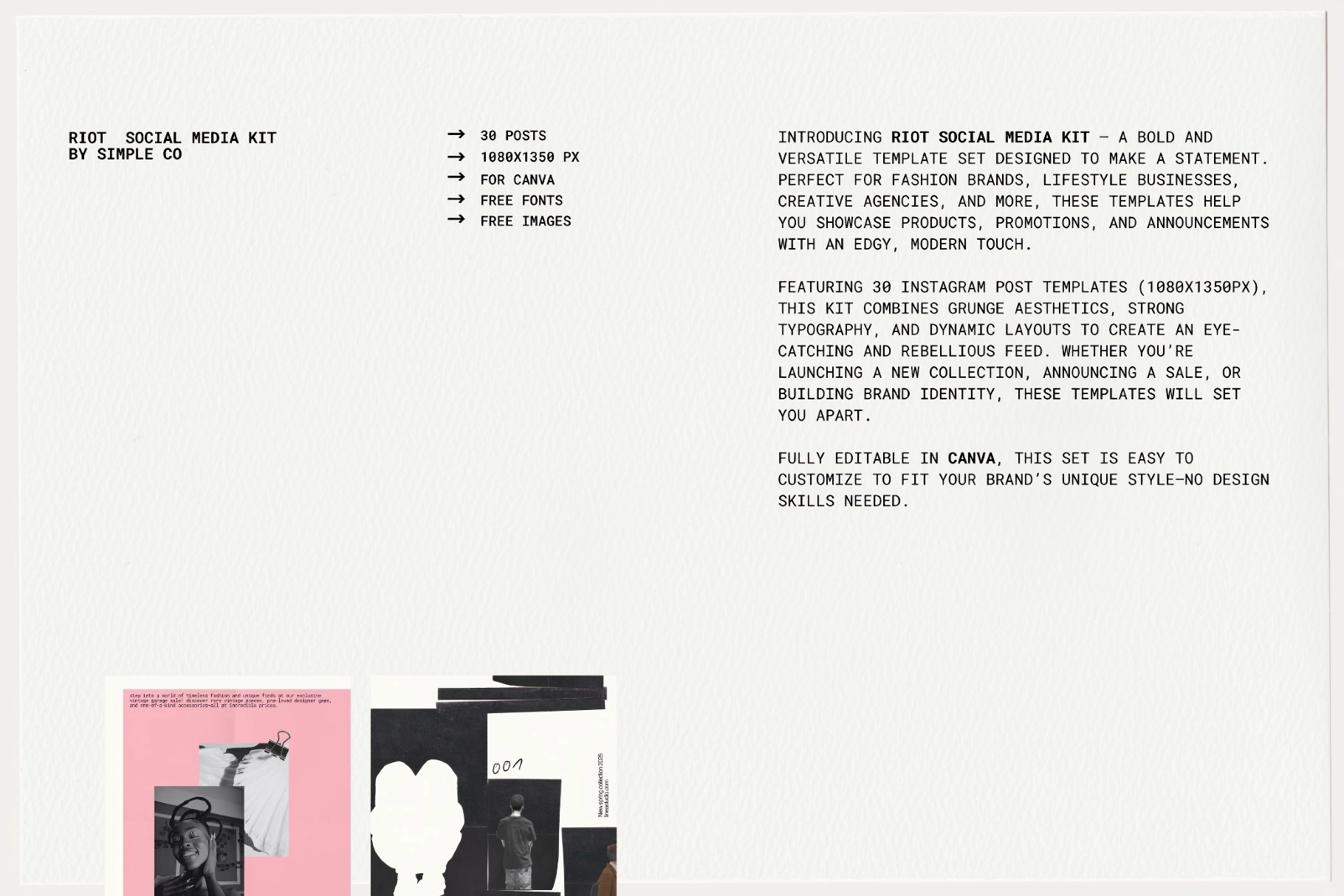 RIOT | SOCIAL MEDIA KIT