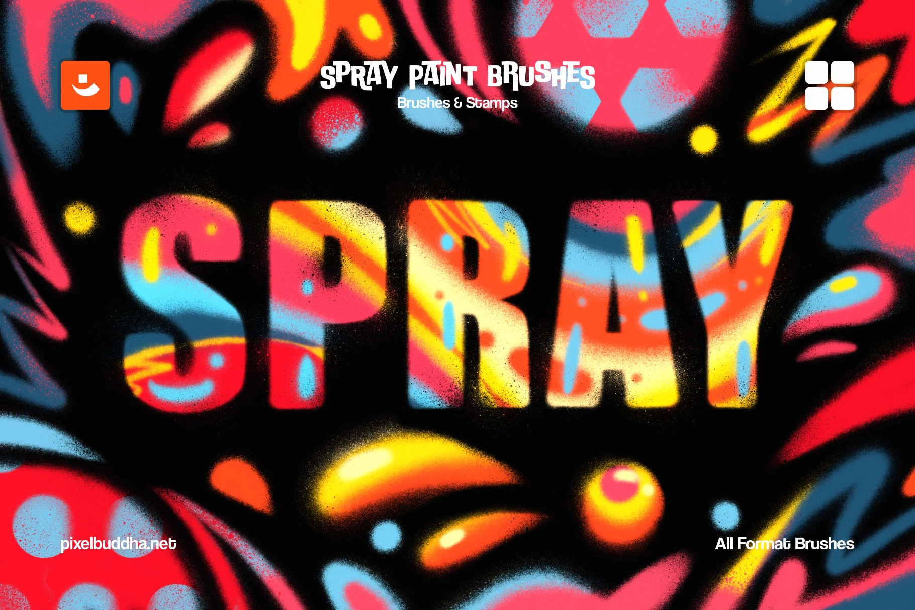 Multi-App Spray Paint Brushes