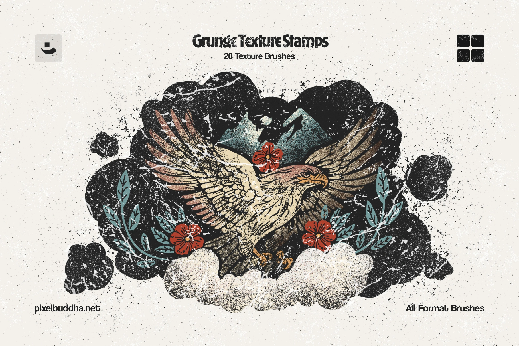 Multi-App Grunge Stamp Brushes