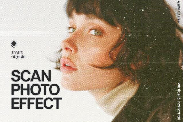Retro Scanner Photo Effect