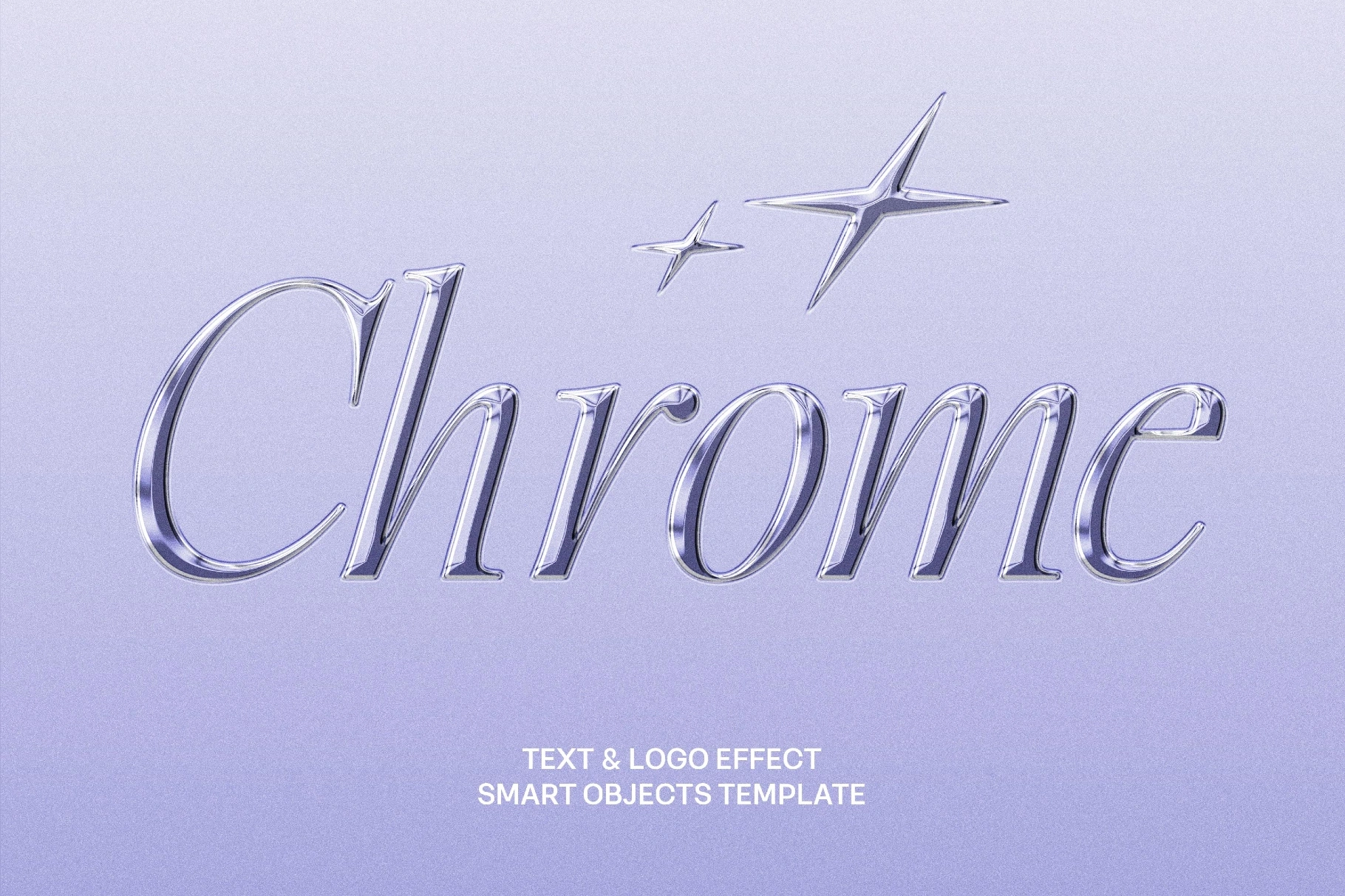 Chrome Text & Logo Effect