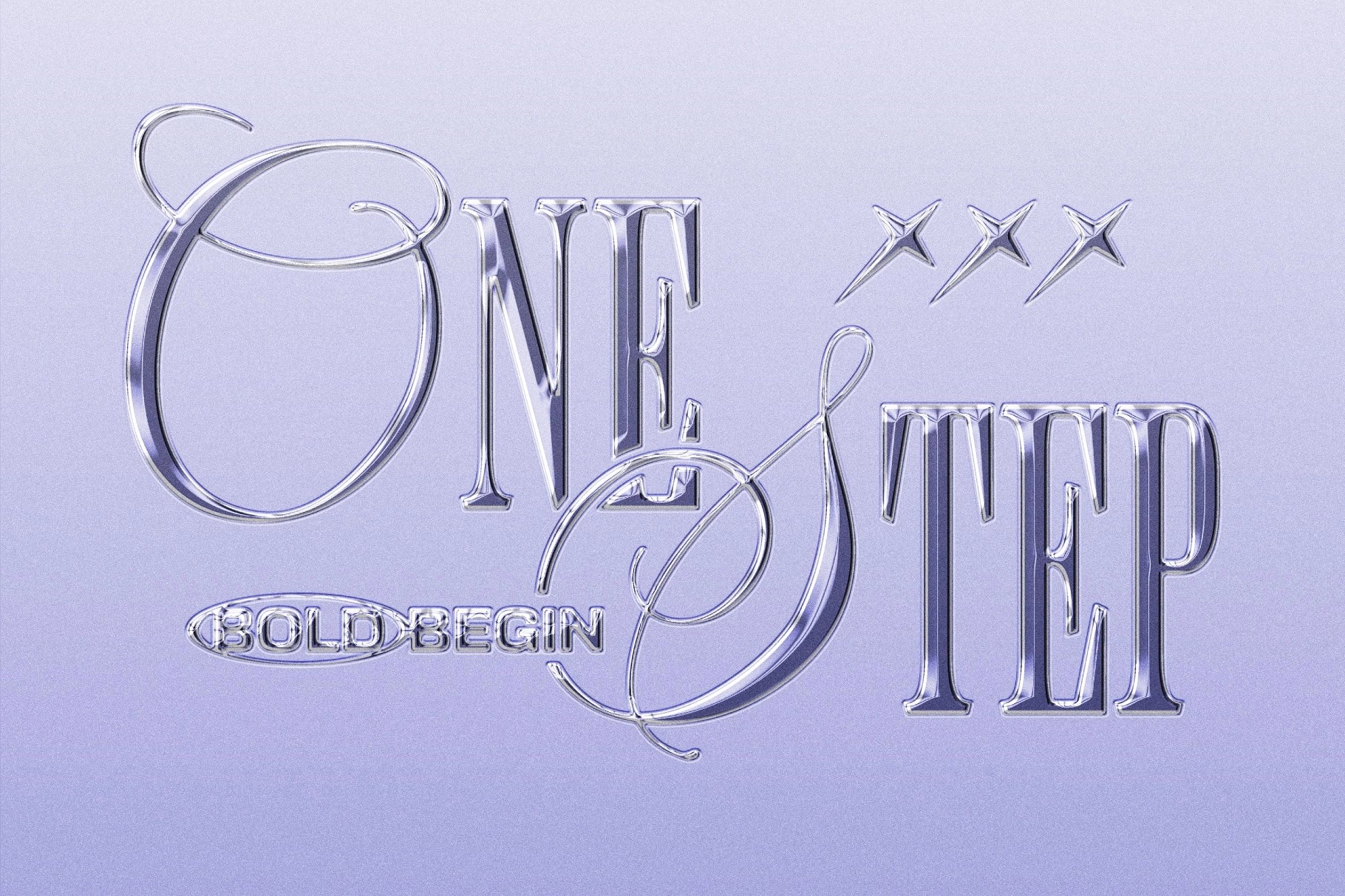 Chrome Text & Logo Effect