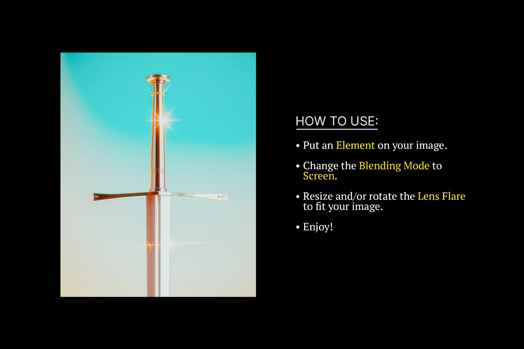 Lens Flare Overlays Collection
