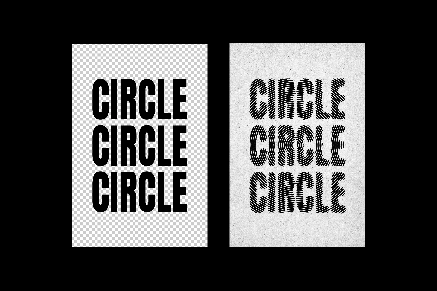 Concentric Ripple Text & Logo Effect