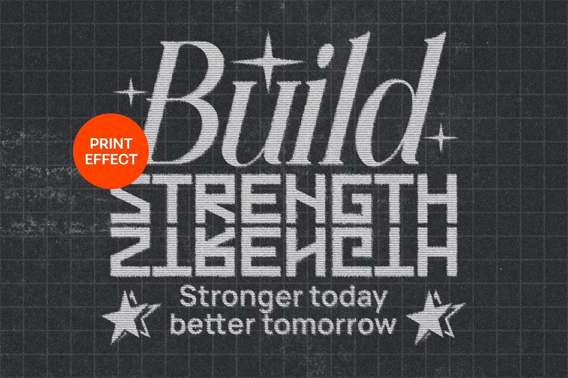 Print Text & Logo Effect