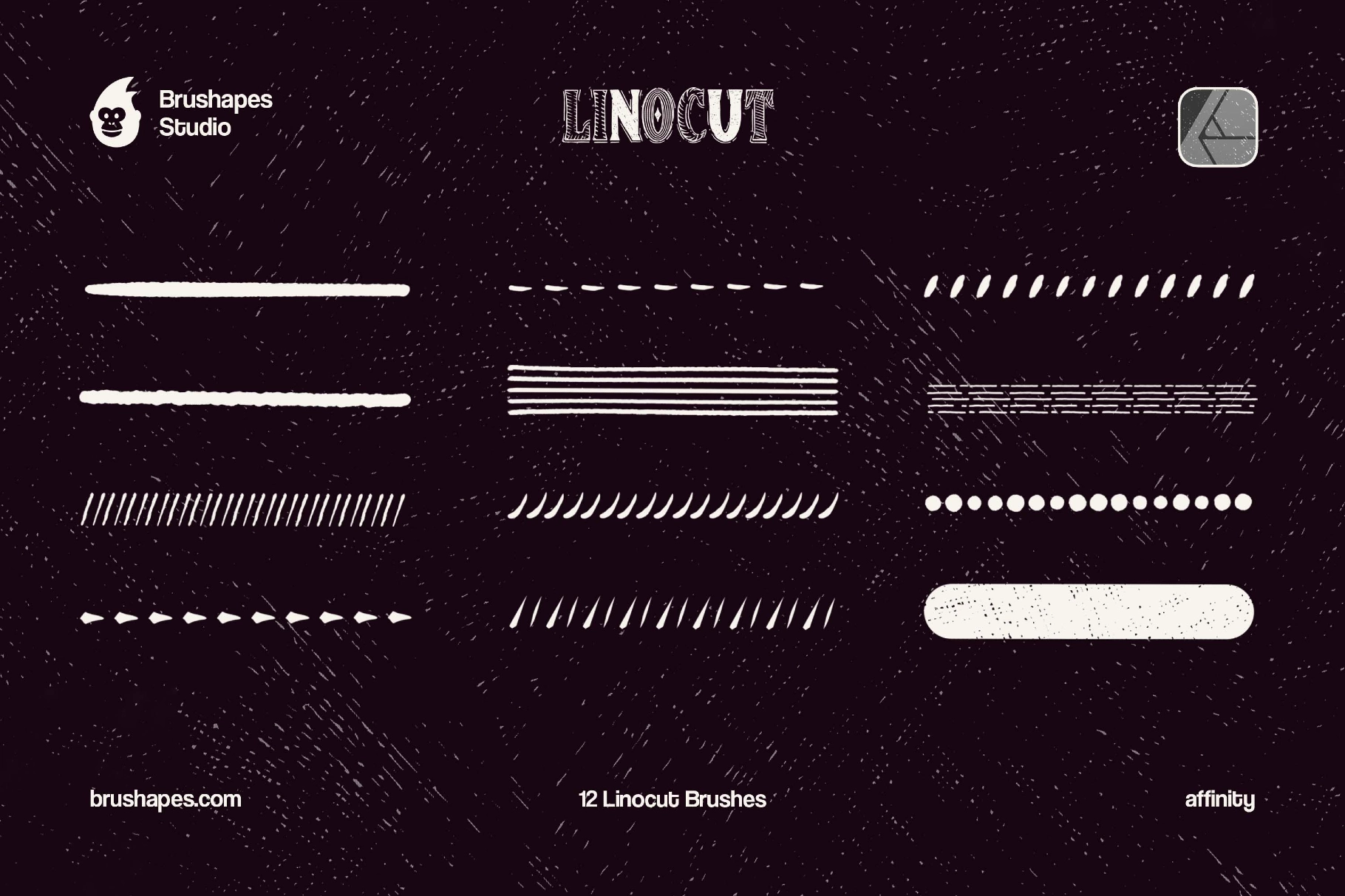 Affinity Craftsman Linocut Brushes