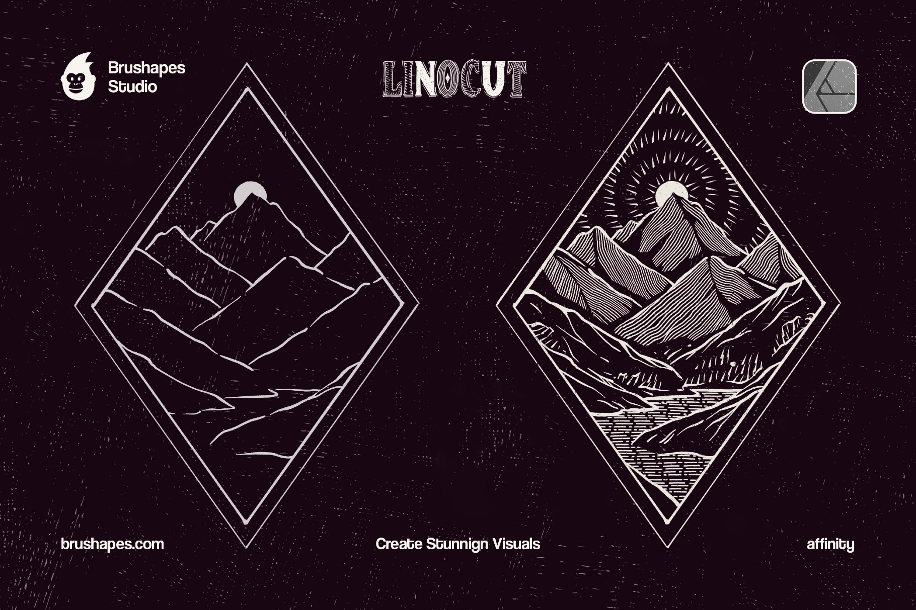 Affinity Craftsman Linocut Brushes