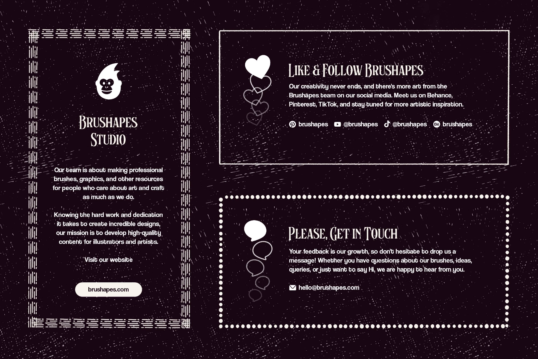 Illustrator Craftsman Linocut Brushes