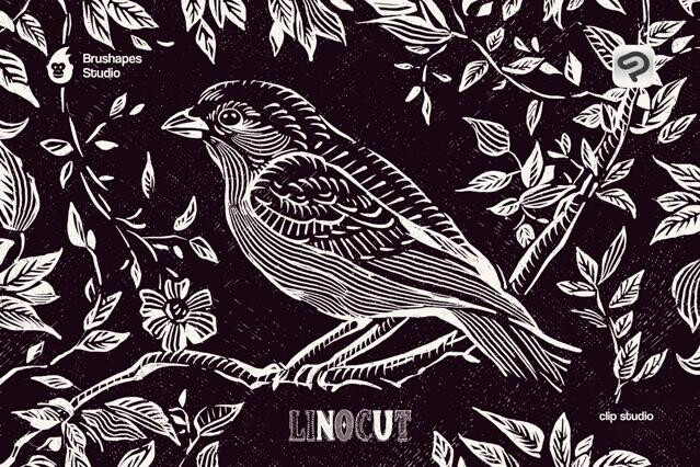 Clip Studio Craftsman Linocut Brushes