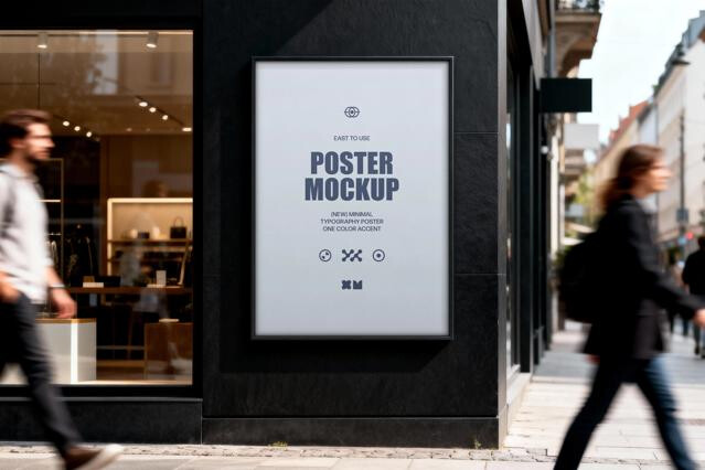 Street Poster Mockup