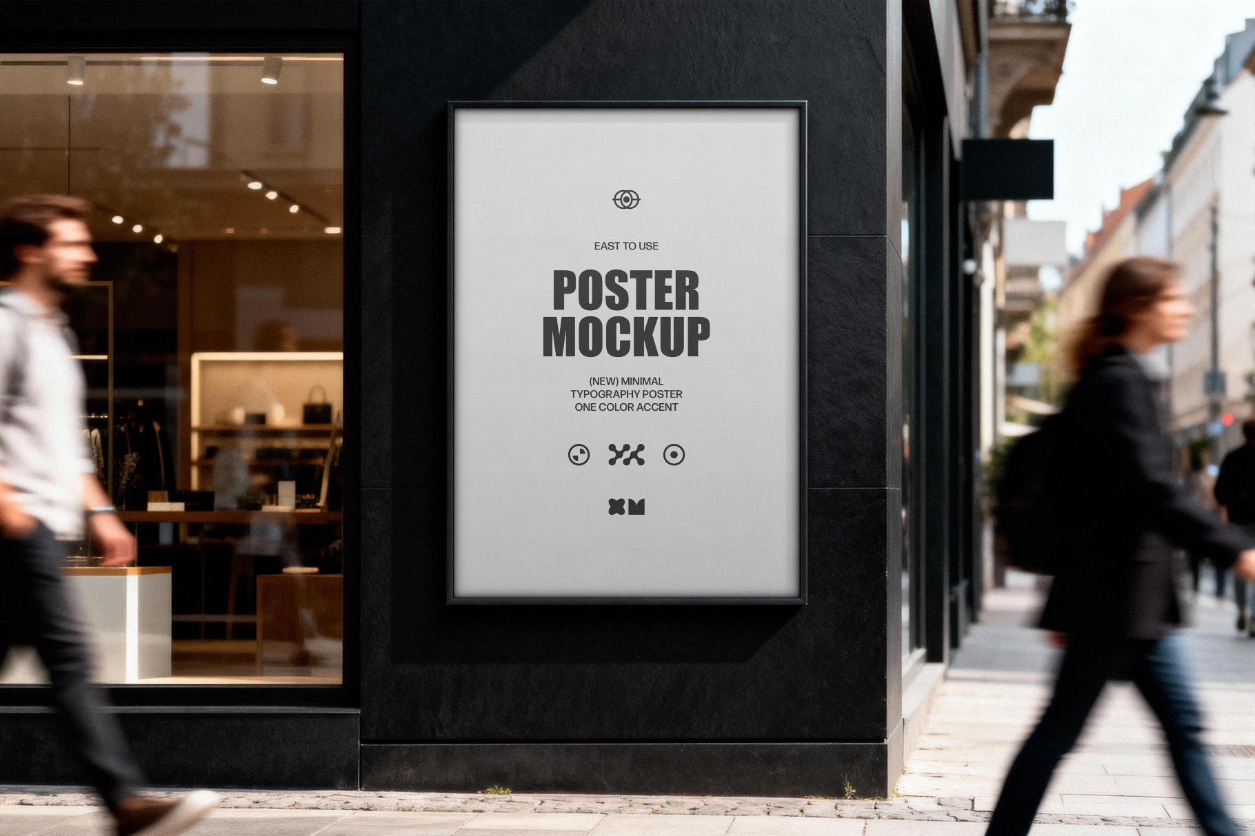 Street Poster Mockup
