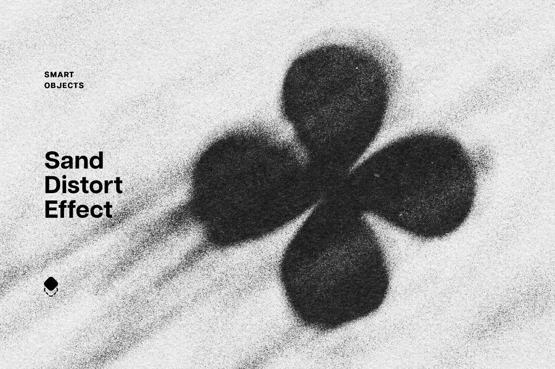 Sand Distortion Logo Effect