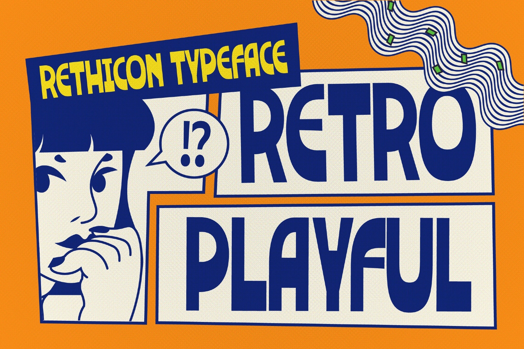 Rethicon Retro-Styled Font
