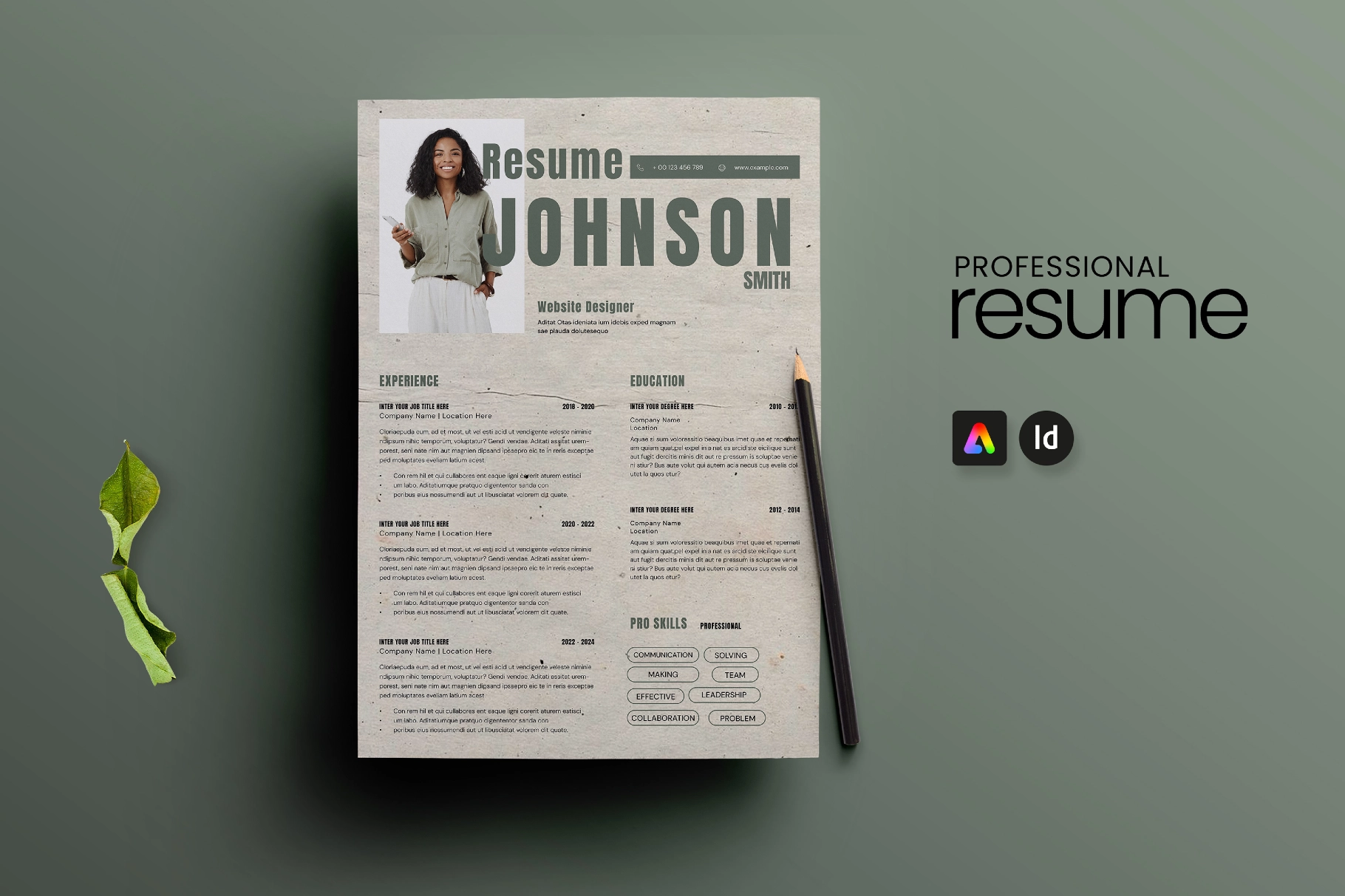 Professional & Clean Resume Template