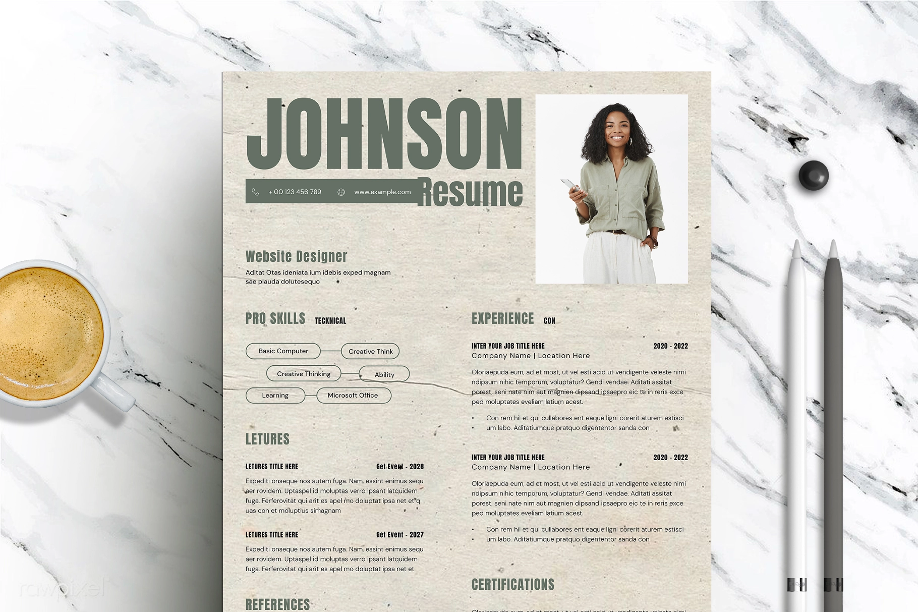 Professional & Clean Resume Template