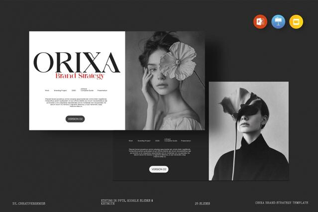 Orixa Brand Strategy Presentation Template