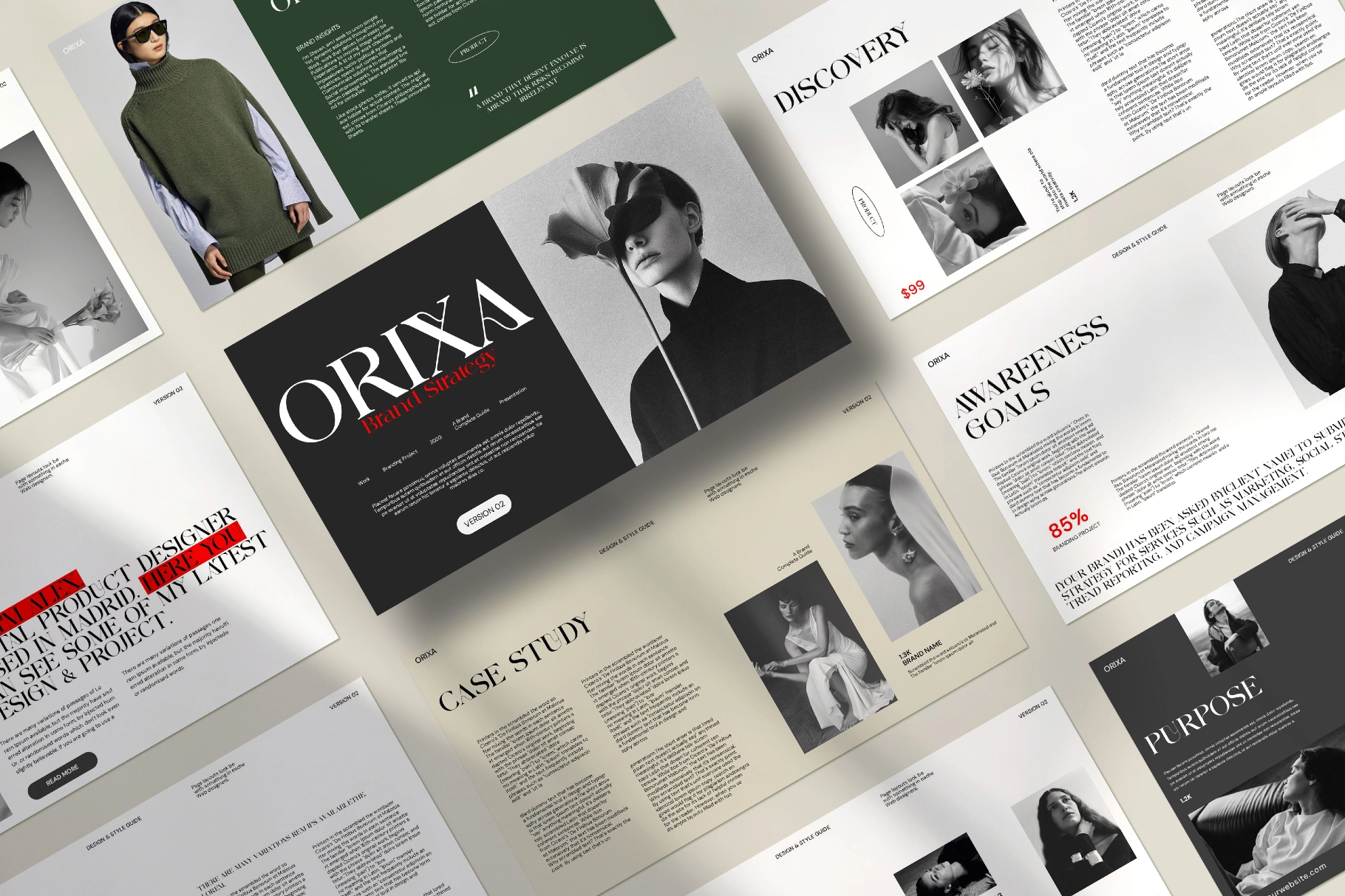 Orixa Brand Strategy Presentation Template
