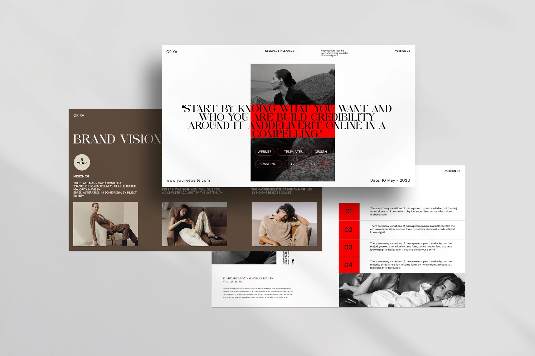 Orixa Brand Strategy Presentation Template