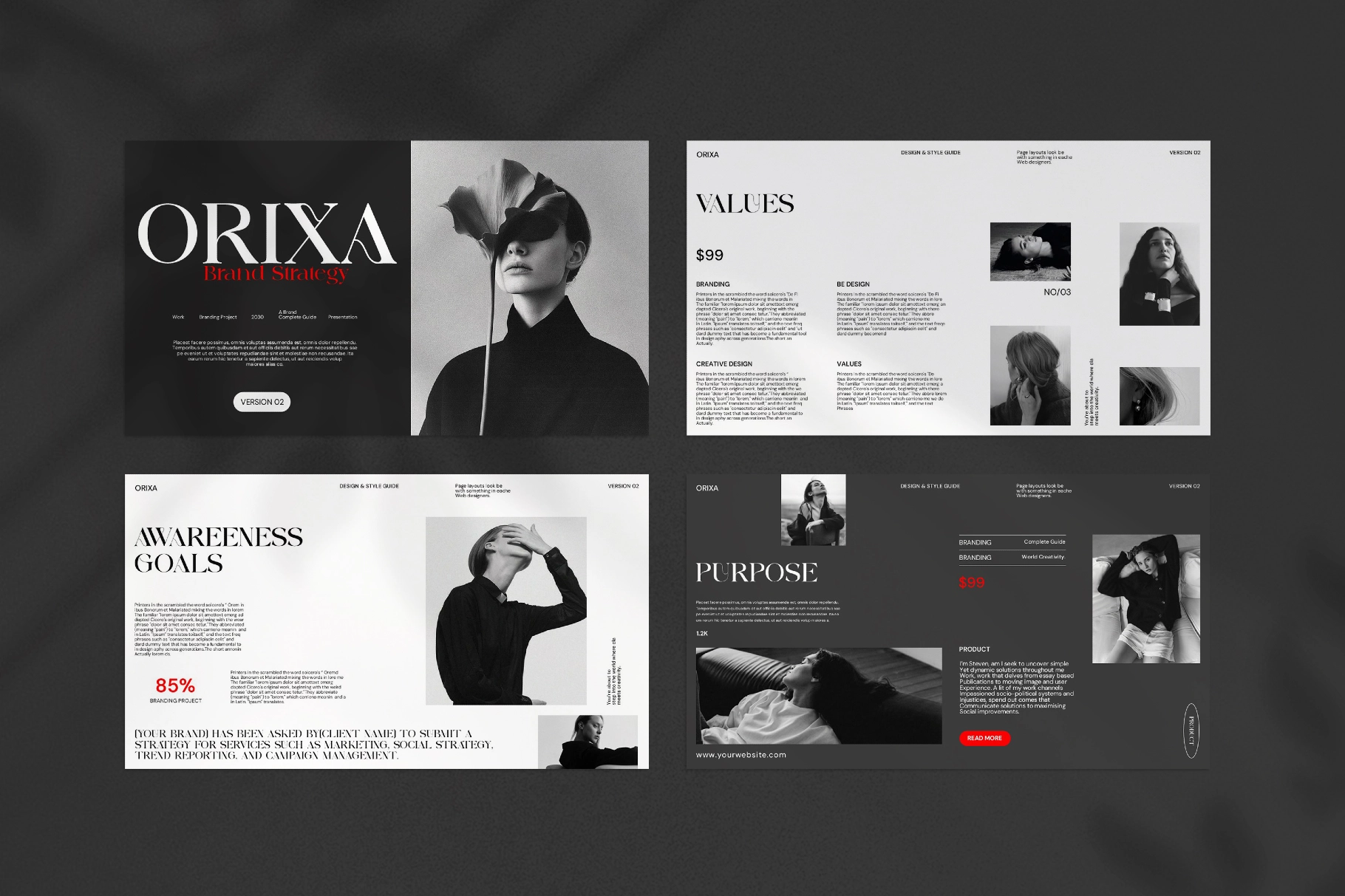 Orixa Brand Strategy Presentation Template