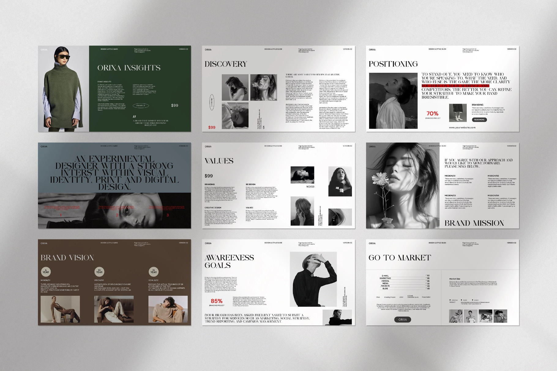 Orixa Brand Strategy Presentation Template