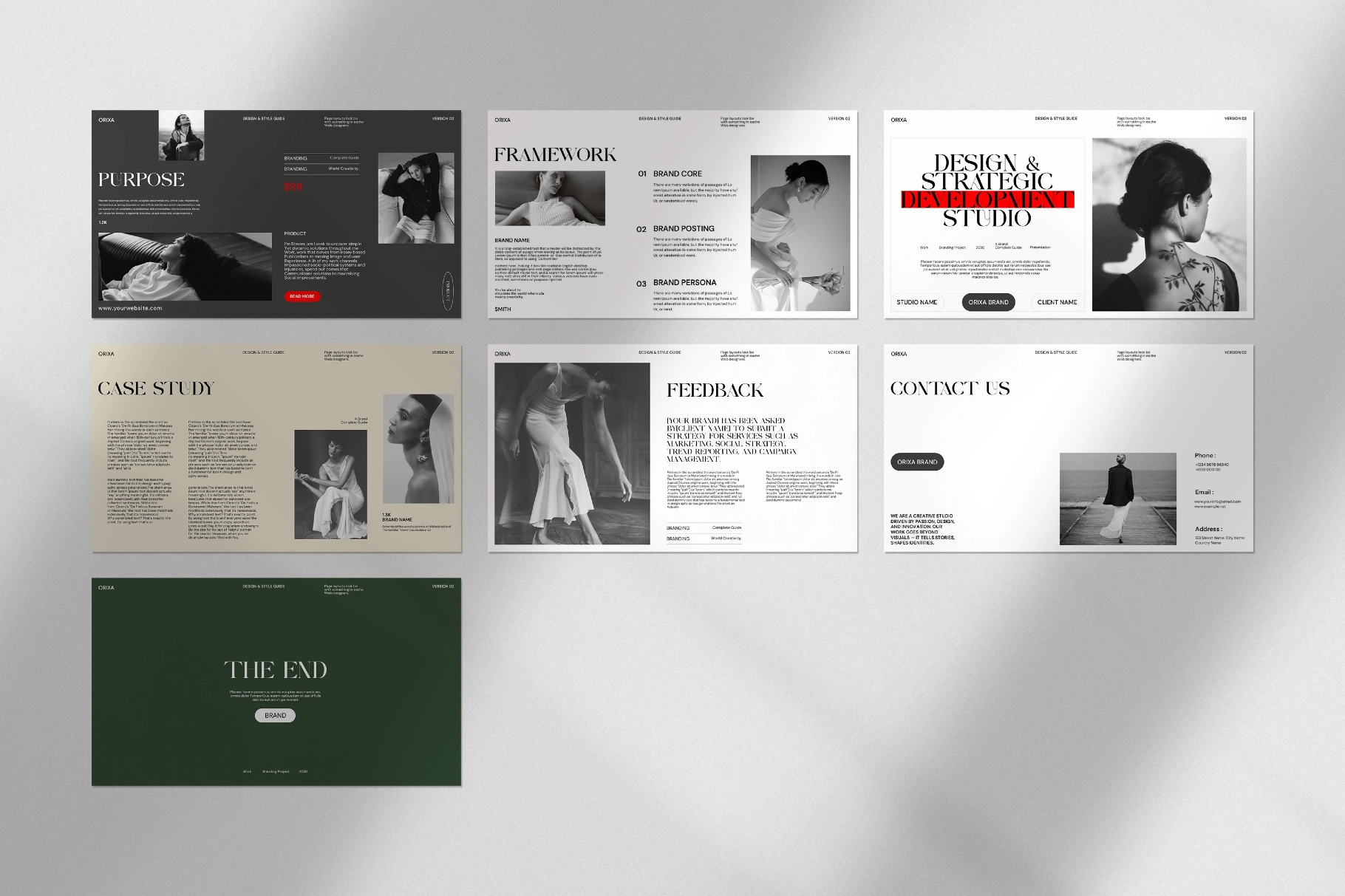 Orixa Brand Strategy Presentation Template