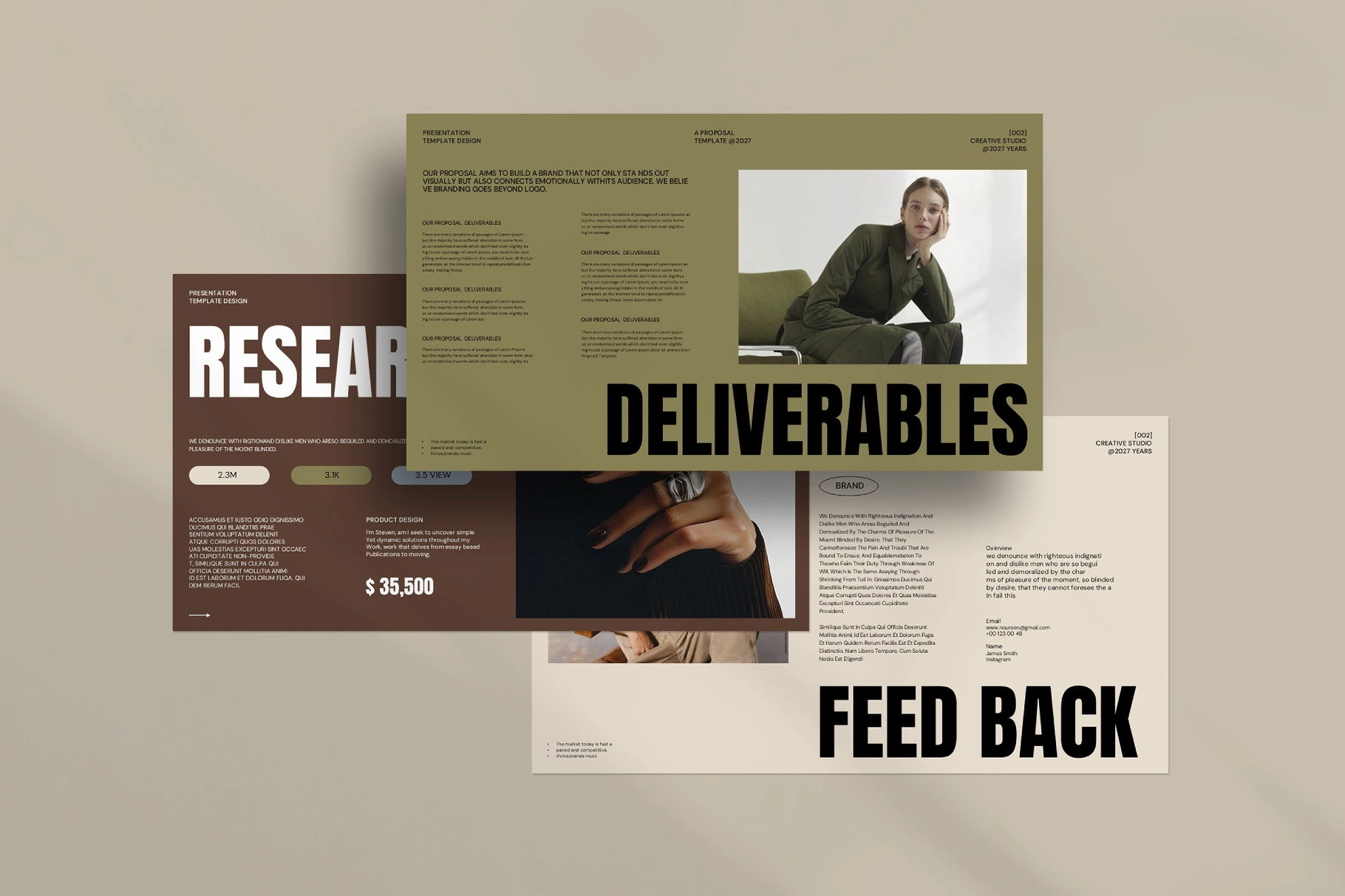 Brand Proposal Presentation Template