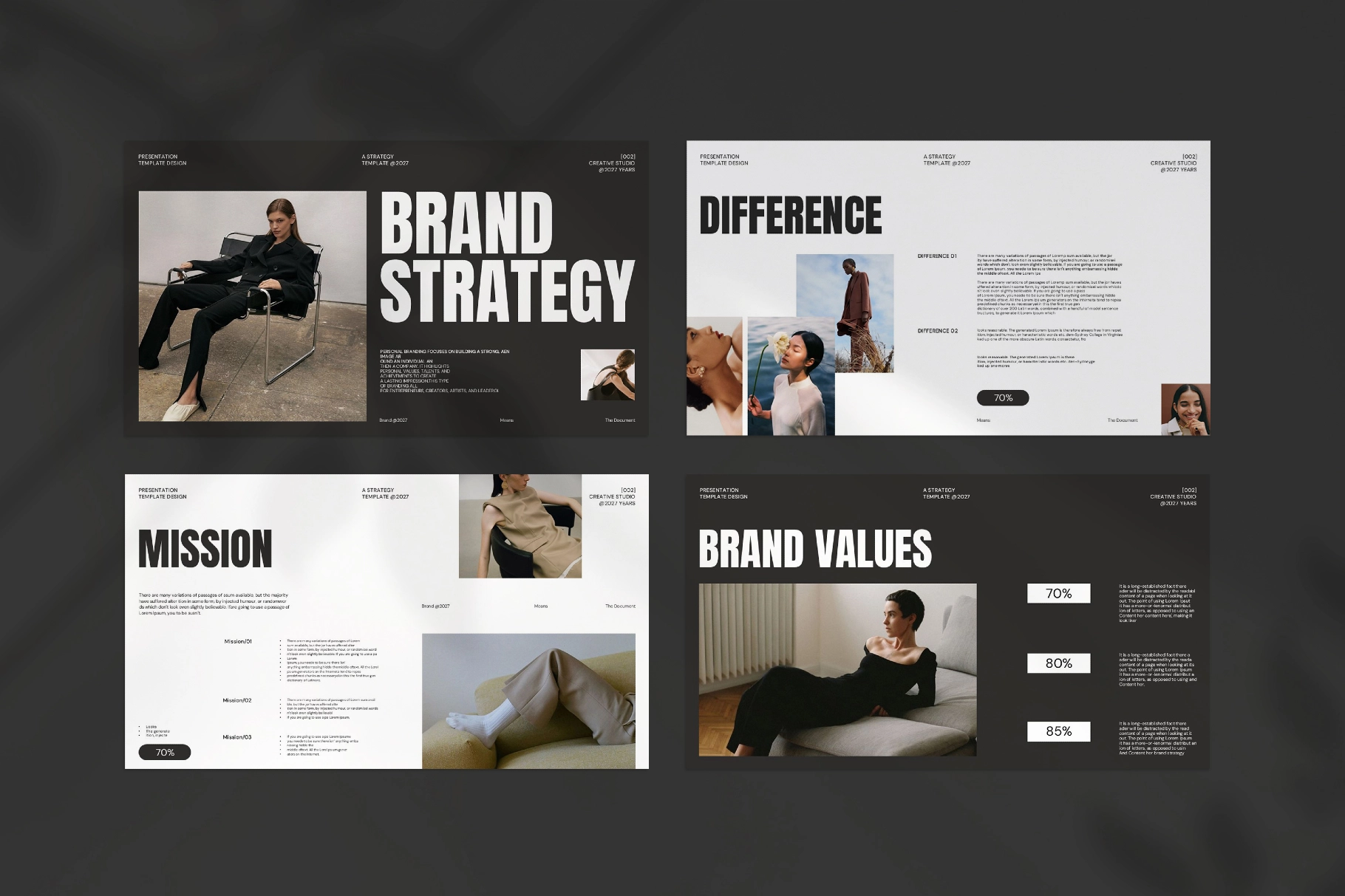 Brand Strategy Presentation Template