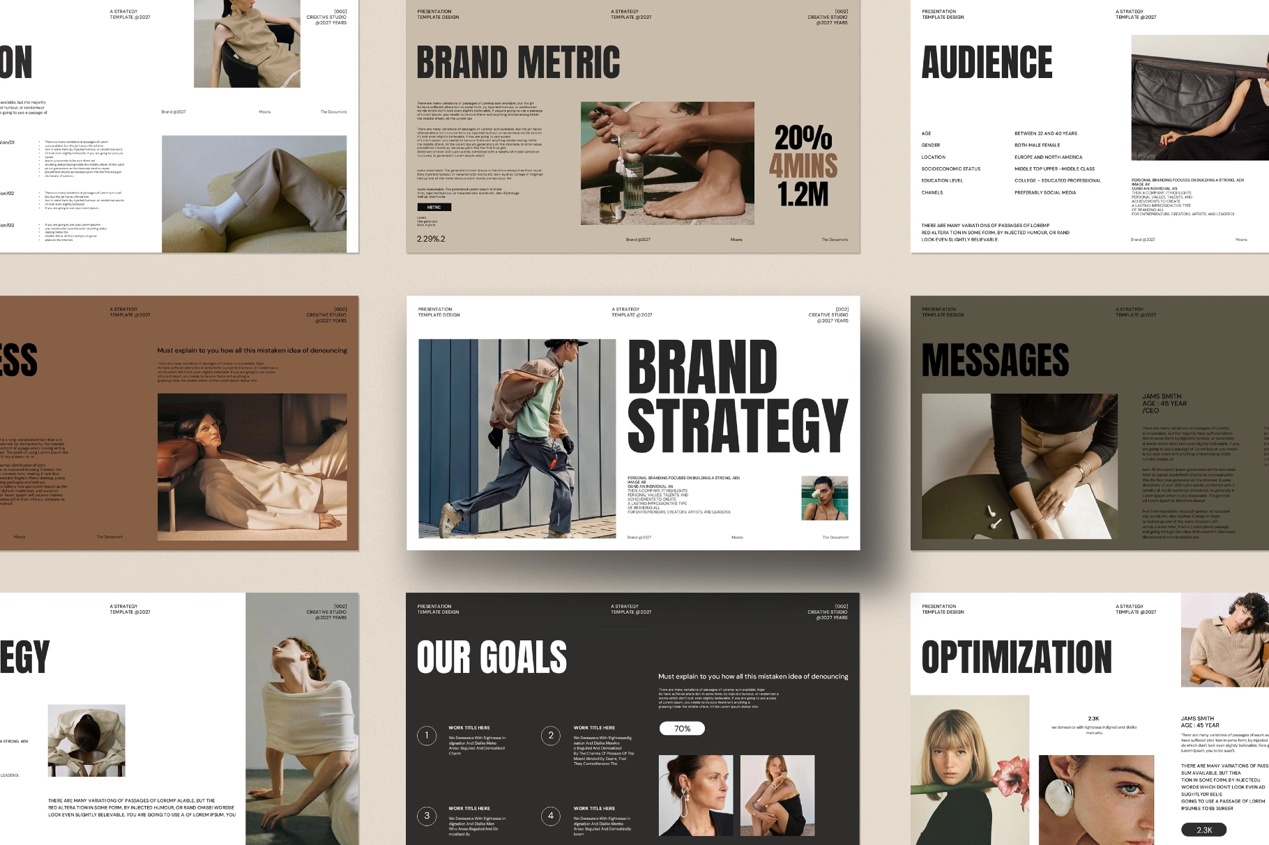 Brand Strategy Presentation Template