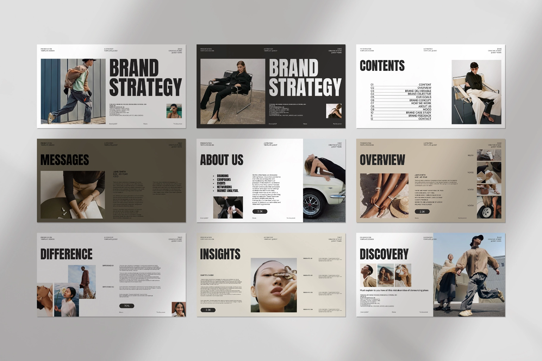 Brand Strategy Presentation Template