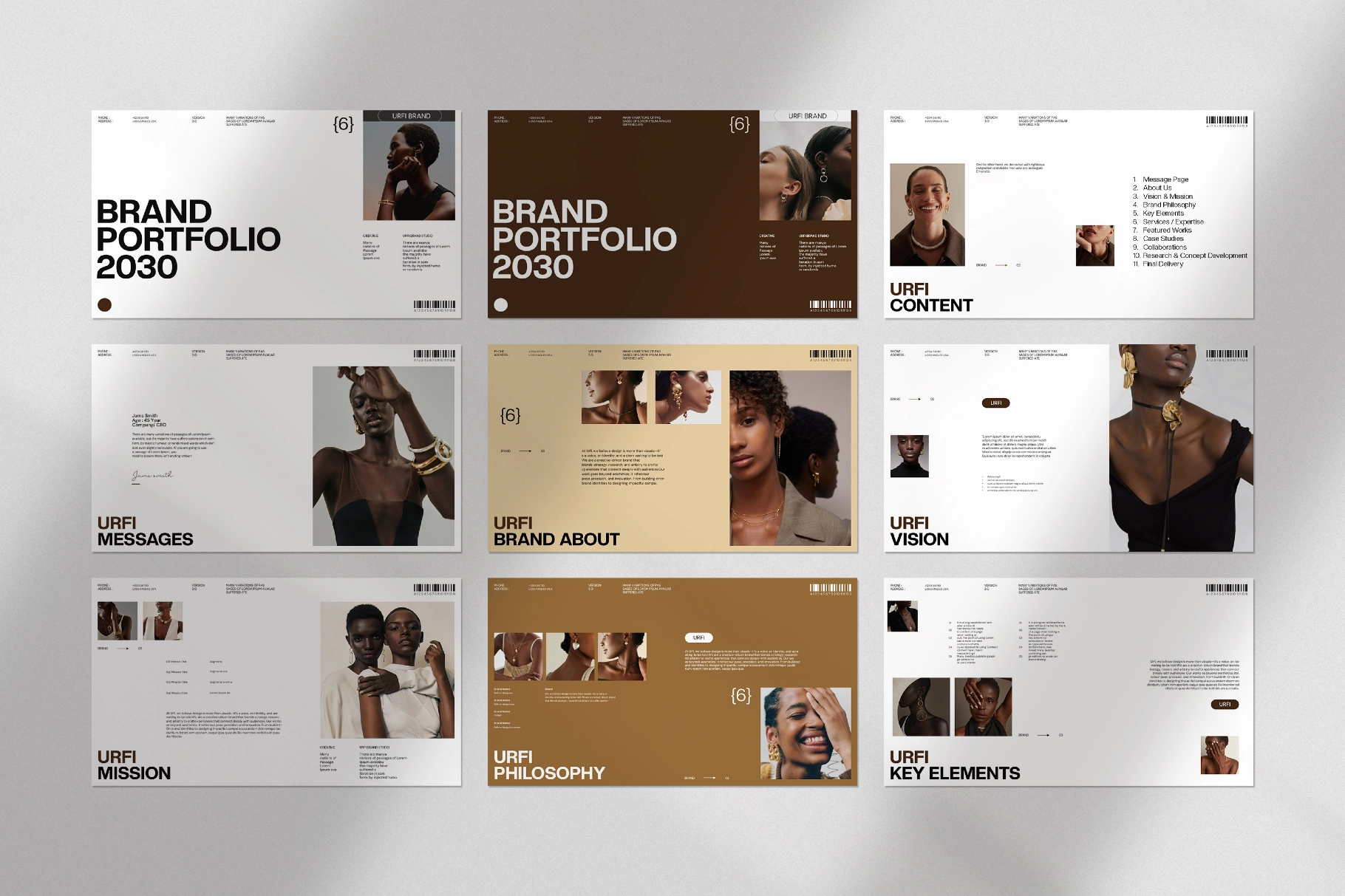 URFI-Brand Portfolio Presentation Template