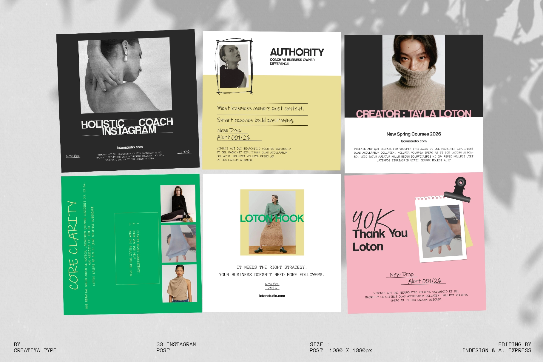 Instagram Pack Post & Stories Template