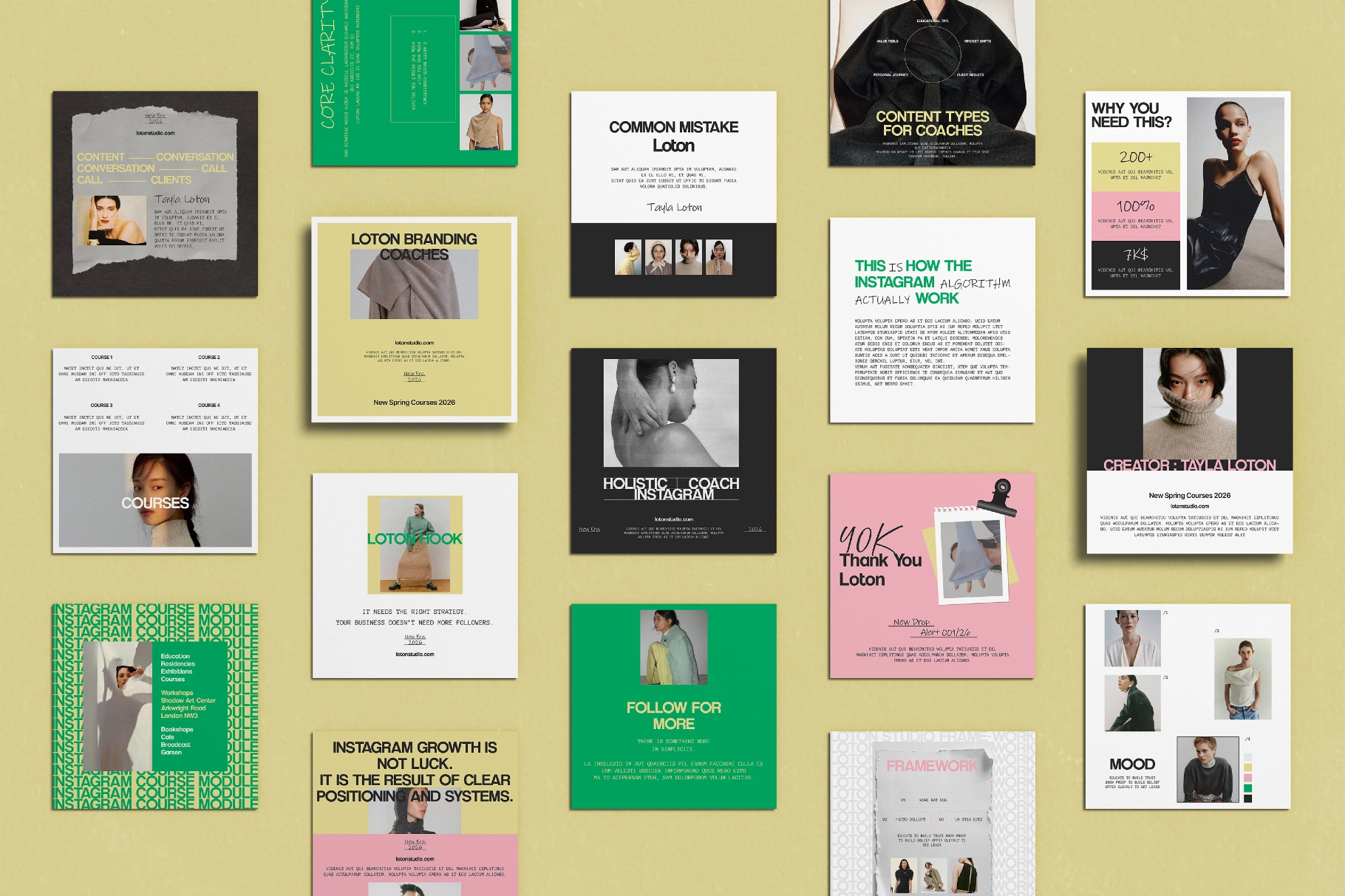 Instagram Pack Post & Stories Template