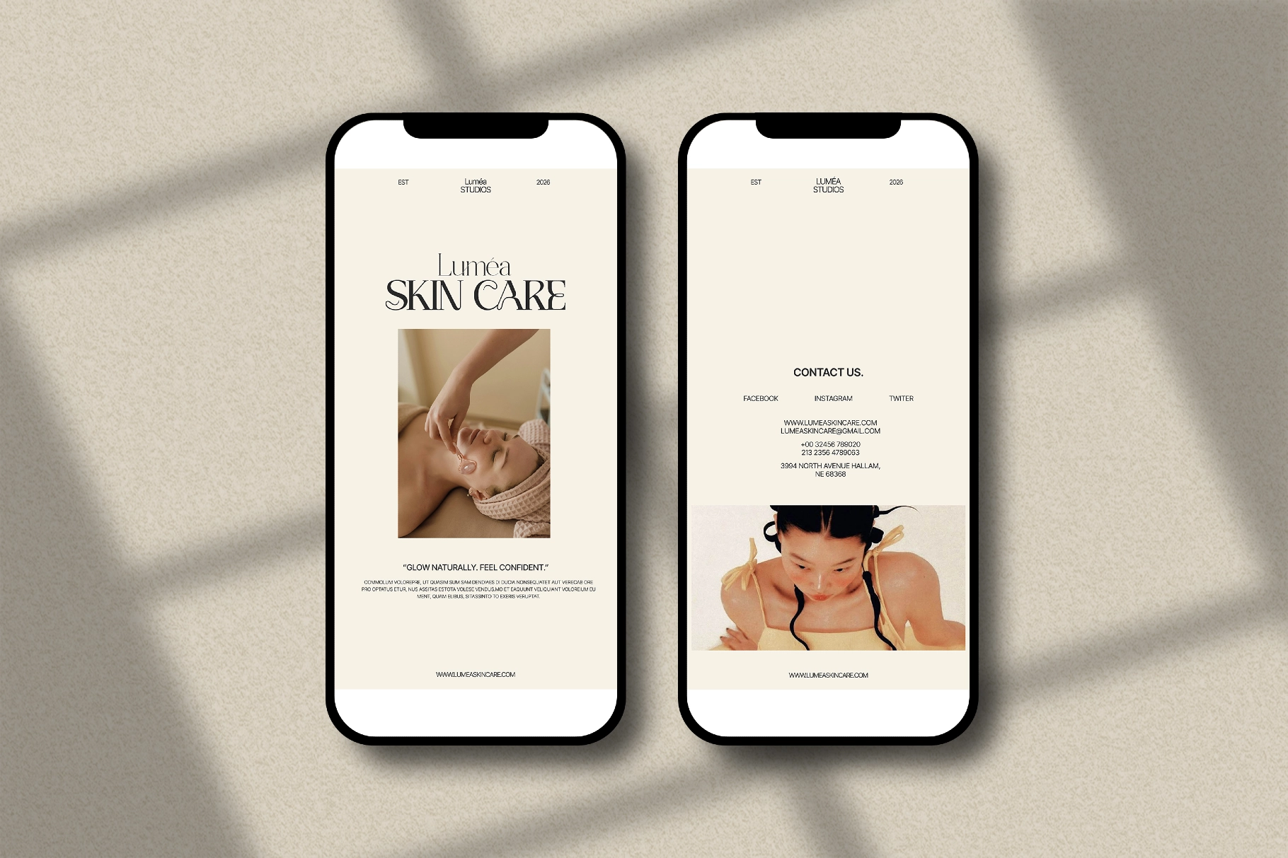 LUMEA | Beauty & Skin Care Template