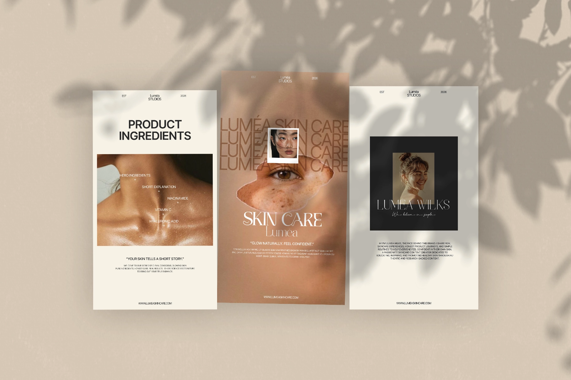 LUMEA | Beauty & Skin Care Template
